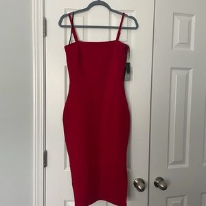 NWT Red Midi Dress